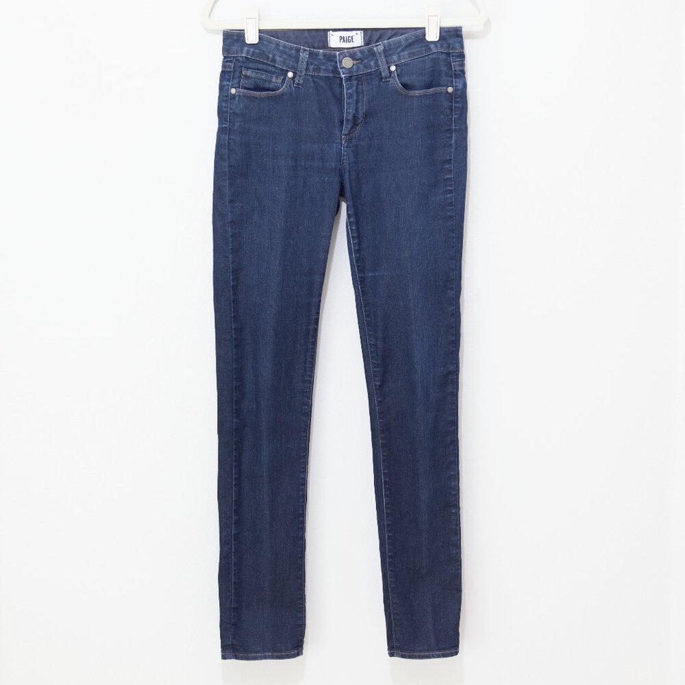 PAIGE Premium Denim Women's Blue Denim Skyline Skinny Leg Jeans Size 28